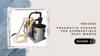 pneumatic vacuum for combustible dust
