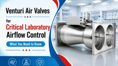 Venturi air valve for precise airflow control in critical laboratory ventilation systems